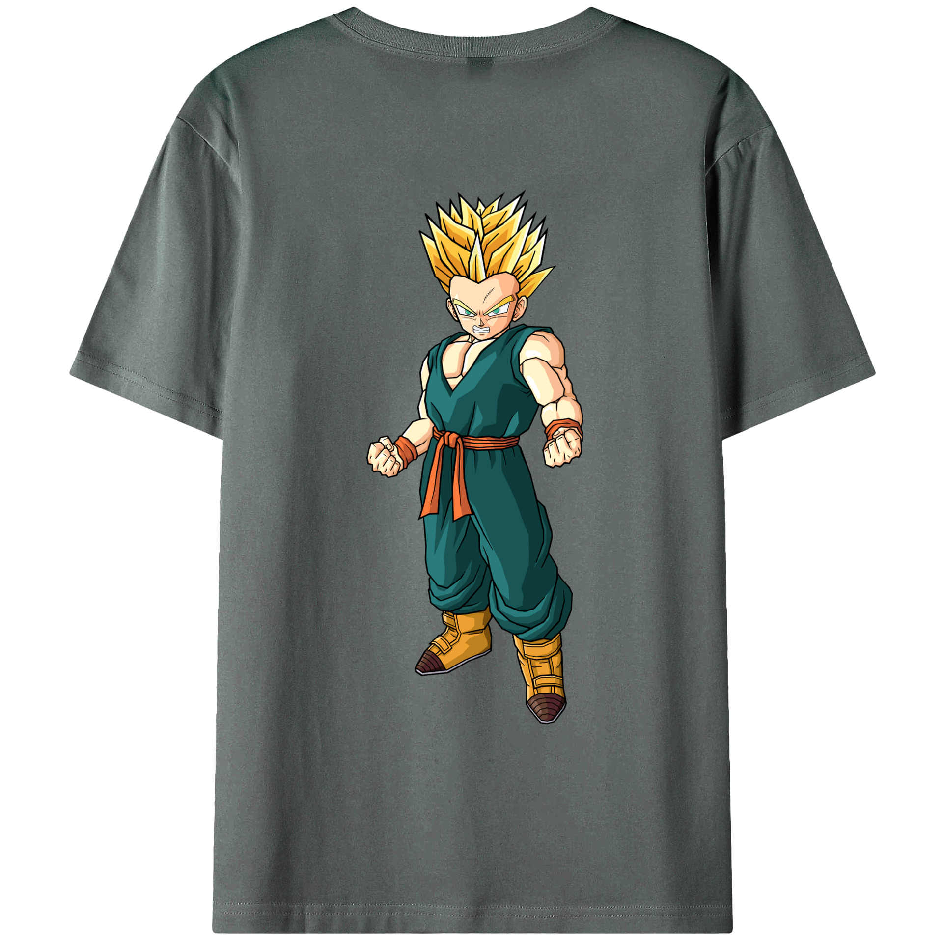 （画像用） ドラゴンボール DRAGON BALL 綿100％ メンズ半袖Tシャツ（バックプリント） 通気性